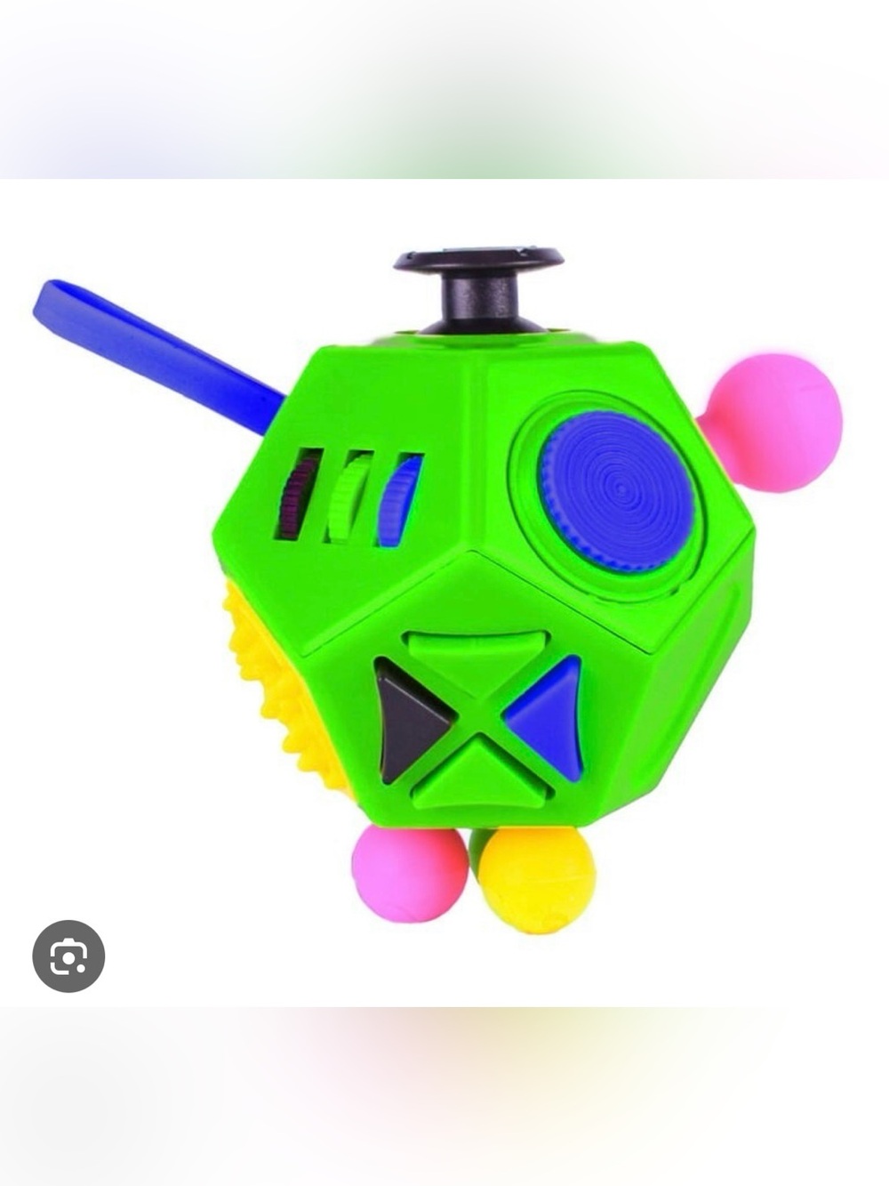 Giggle Zone Fidget Cube - 12 Sides - No Cancels